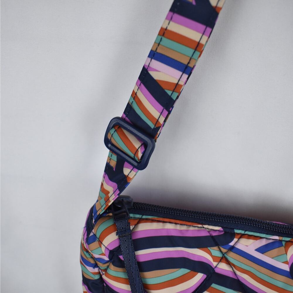 Vera Bradley Ultralight Essential Retro Ribbons Bag & Wallet Crossbody Shoulder - Picture 4 of 12